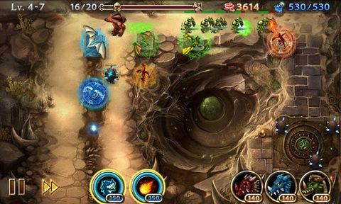 龙域守卫地下城无限金币版下载,龙域守卫地下城,塔防游戏,防御游戏